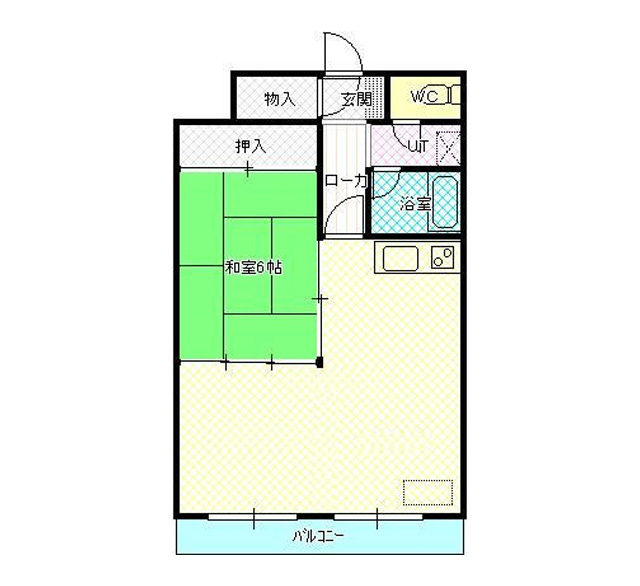 札幌マンスリーマンションのリラオクムラ 502号室 間取り図